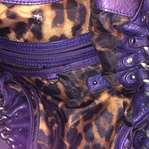 B Makowsky Leather Bag - Picture 4 of 7